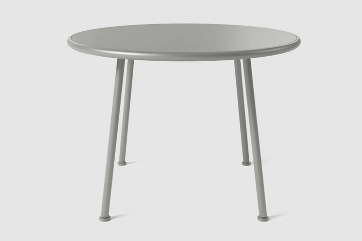 Круглый металлический стол